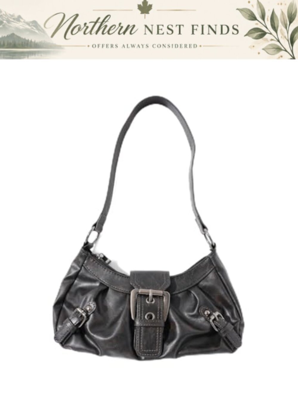 Women's Hobo Bag Y2K PU Leather Shoulder Bag Clutch